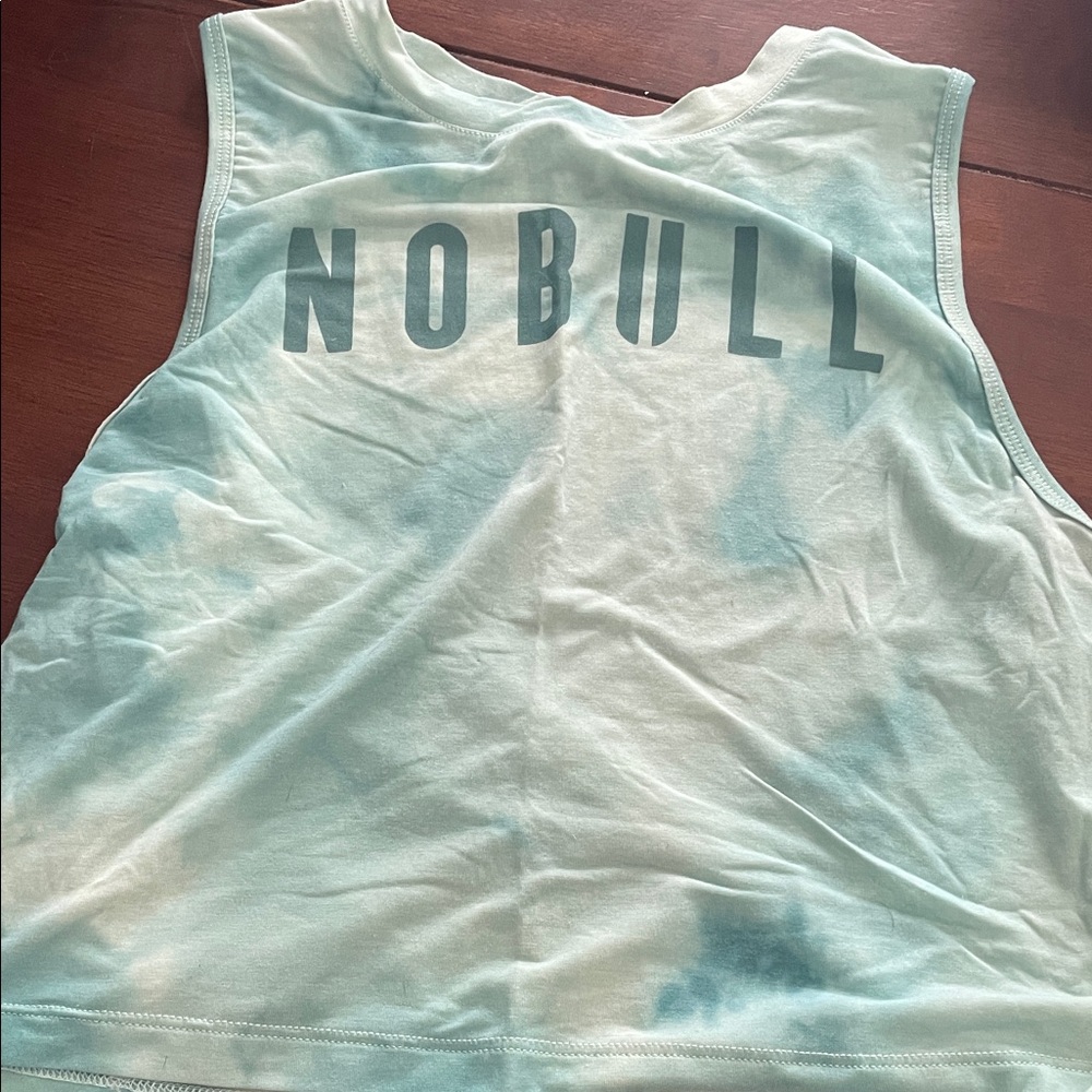NOBULL Aqua Tie-Dye Sleeveless Top